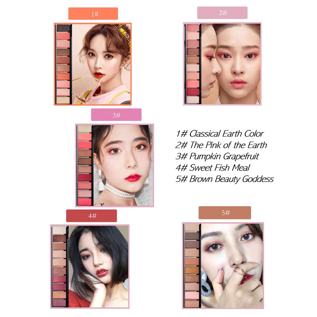 10 Warna Eyeshadow Lameila Fashion 10 Colour Eyeshadow Palette Nude Color Eye shadow Termurah Make up / La Mei La Fashion Eyeshadow Palette / Eyeshadow Waterproof Tahan Air Tahan Lama / Eyeshadow Korea Lengkap Eyeshadow Murah Kosmetik Wanita Makeup