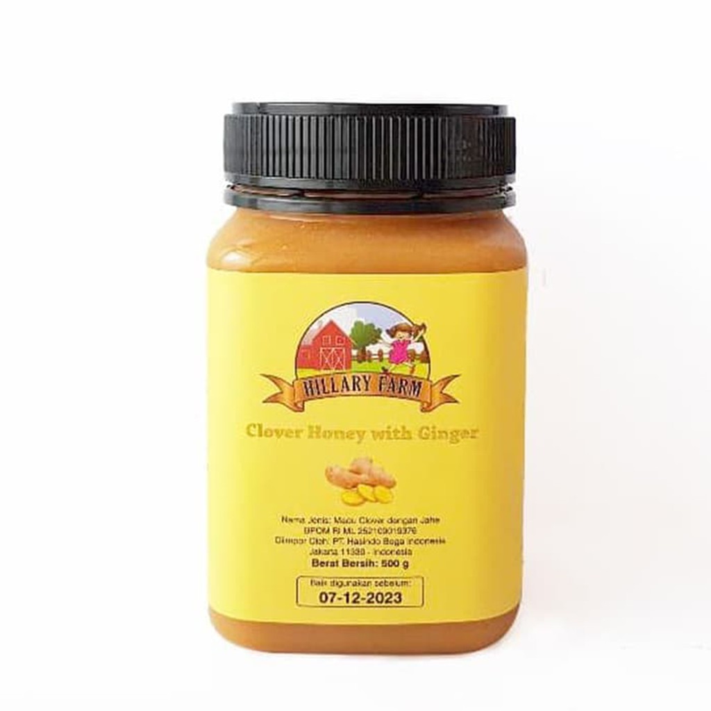 Hillary Farm - Clover Honey with Ginger 500 Gr