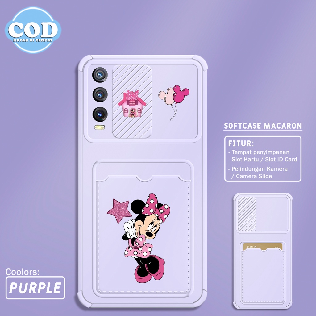 SOFTCASE SLIDE CARD FOR OPPO A16 / A15 A15S / A3S / A74 / A7 A12 A5S A11K F9 / A9 2020 / A5 2020 SOF