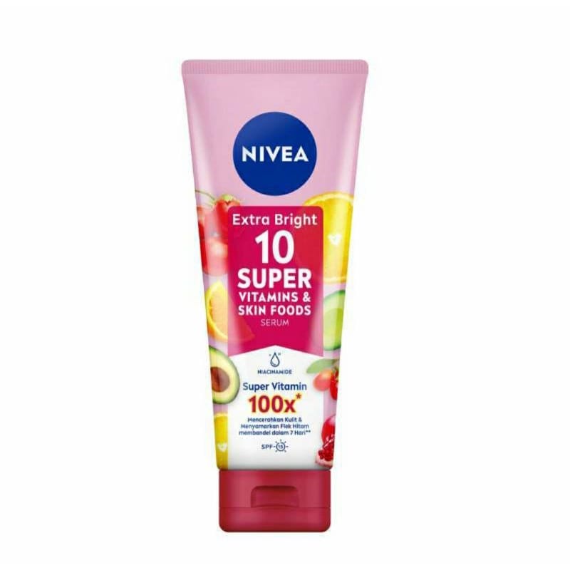 Nivea Extra Bright 10 Super Vitamins &amp; Skin Foods Serum 180ml