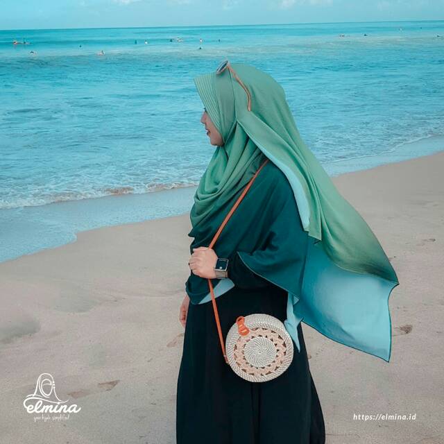 Pashmina instan syari dengan pet Marissa Elmina