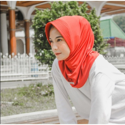 HIJAB SPORT /JILBAB SPORT BERKUALITAS HARGA TERJANGKAU / HIJAB INSTANT SPORT HIGH QUALITY | HIJAB INSTANT SPORT | HIJAB VOLLY HIGHG QUALITY-MERAH