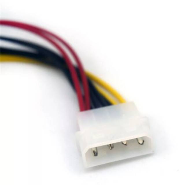 KABEL MOLEX 4 PIN MALE TO 2 MOLEX FEMALE