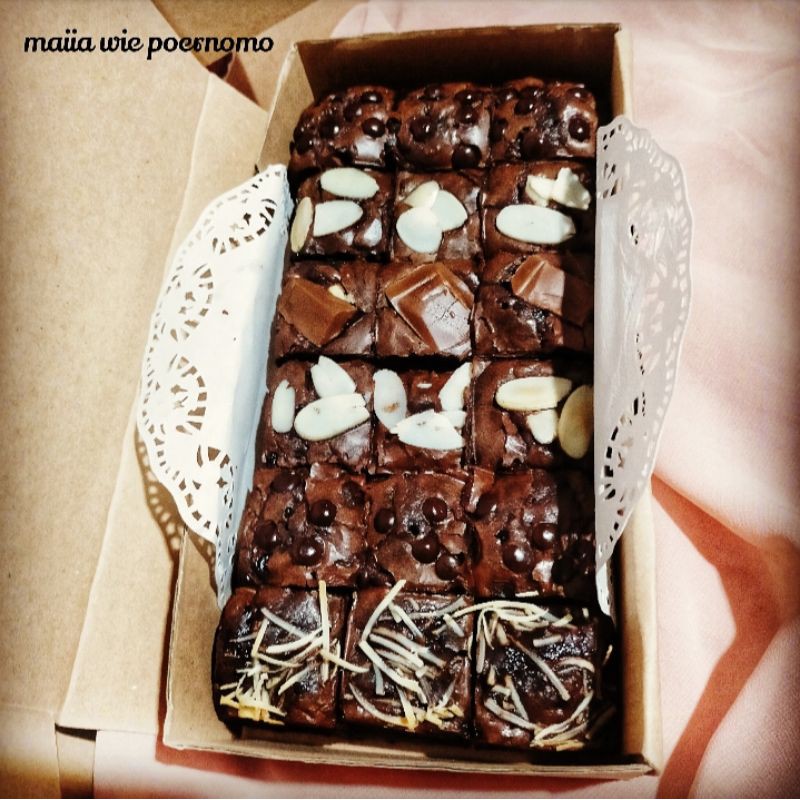 

brownies fudgy/brownies panggang