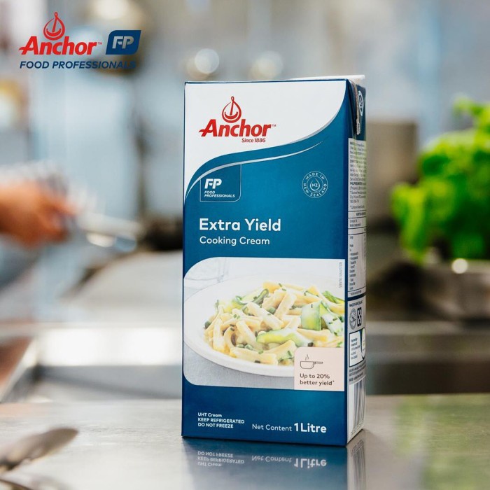 

Krim- Anchor Extra Yield Cream Cooking / Anchor Extra Yield 1 Liter Halal -Krim.