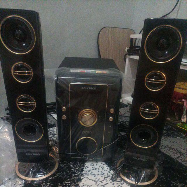 Polytron Speaker PMA 9526 WARNA BLACK GOLD Bluetooth ada Radio