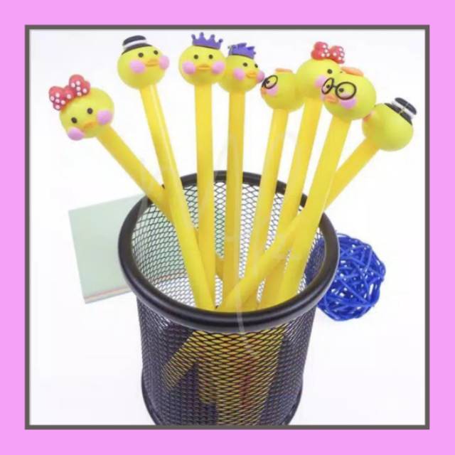 

GP018 BOLPEN PULPEN AYAM LUCU PITA TINTA GEL INK PEN NEEDLE BLACK HITAM 0.5MM LEIDIS STATIONARY