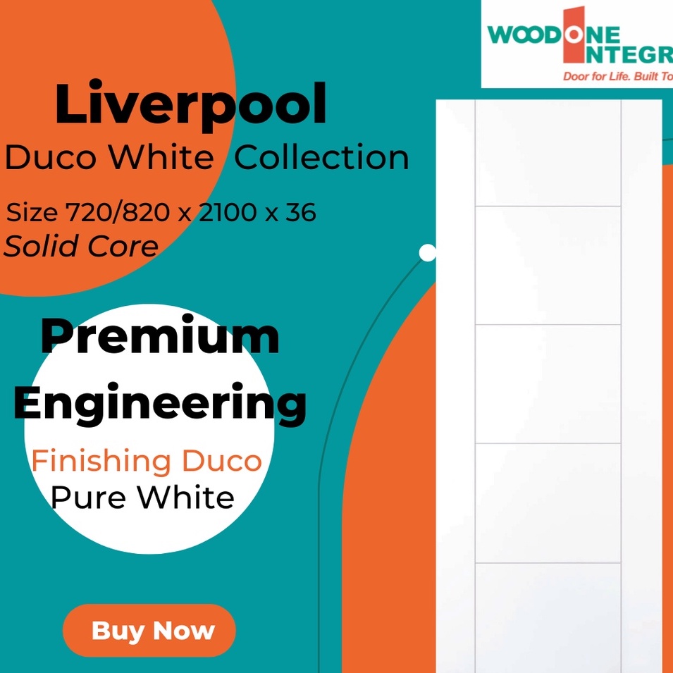 Pintu Woodone Integra Premium Engineering tipe LIVERPOOL SOLID core