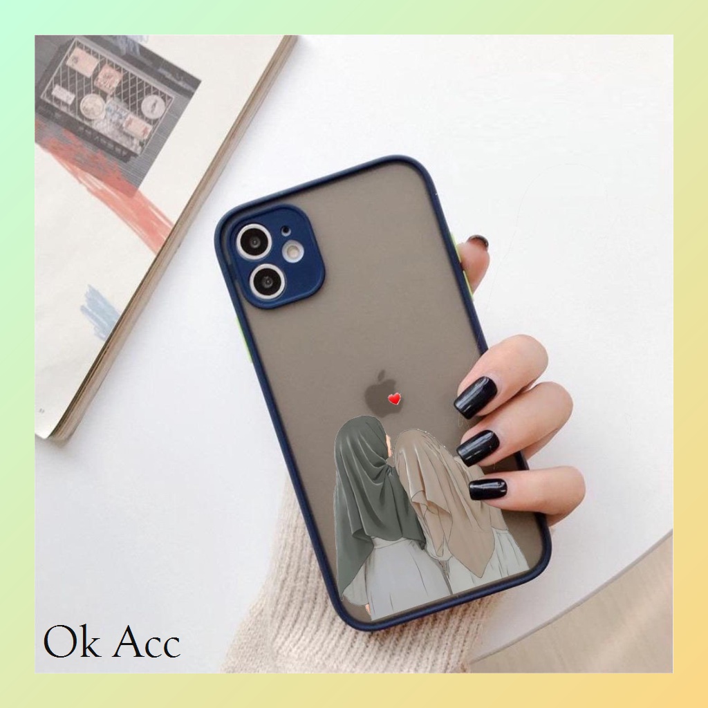 BARU Case custome Hijab AA07 for Oppo Realme 2 Pro U1 U2 C1 C11 C12 C15 C2 C20 C20A C21 C21y C25 C30 C31 C35 3 5 5i 5s C3 7i C17 8 8i Narzo 20 30A 50a 50i 5G