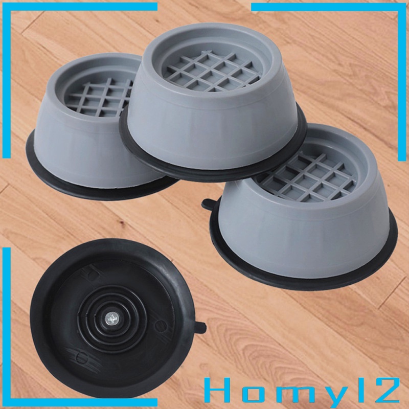 [HOMYL2] 4x Anti Vibration Feet Mat Washing Machine Antivibration Pads Tumble Dryers