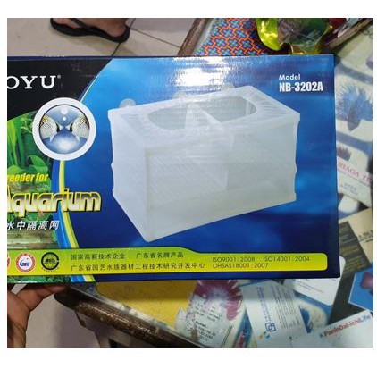 Boyu Breeding Box/Tank DOUBLE untuk Ikan Hias Aquascape/Aquarium