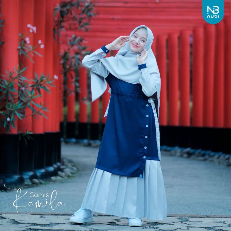 Gamis anak / baju muslim Kamila Nubi / gamis couple
