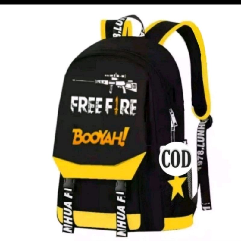 Tas FF Anak Sekolah Laki Laki Kekinian_tas Anak Free Fire_Tas Sekolah FF