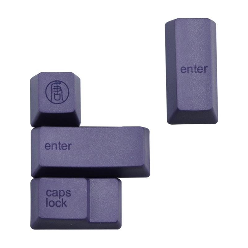 Keycaps Sublimasi PBT Tahan Lama btsg Ungu Datang Keycap 113kunci Aksesoris Pengganti Keyboard Keycap Gaya Cina