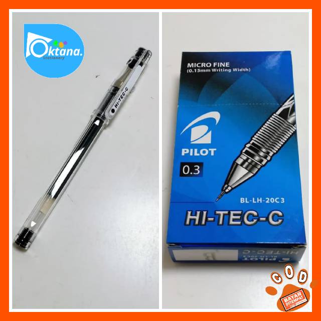 

Pen Pilot Hi-Tech 0.3 Hitam
