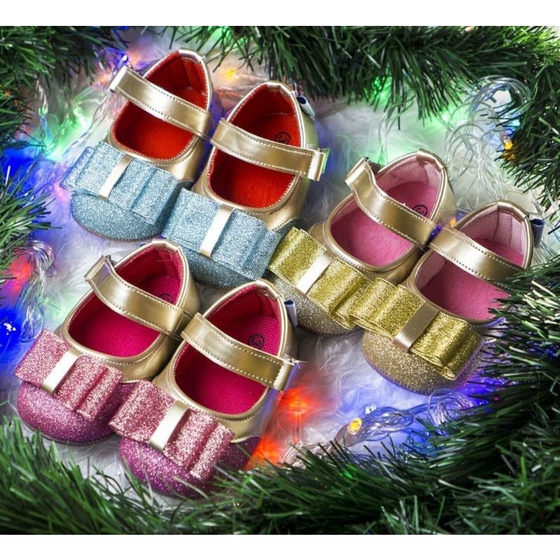 Jeremy Prewalker Shoes For Baby Girl Krystal Series/Sepatu Bayi Perempuan