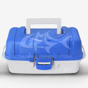 

Tackle Box 2 Tingkat Biru Gelap Terbaik