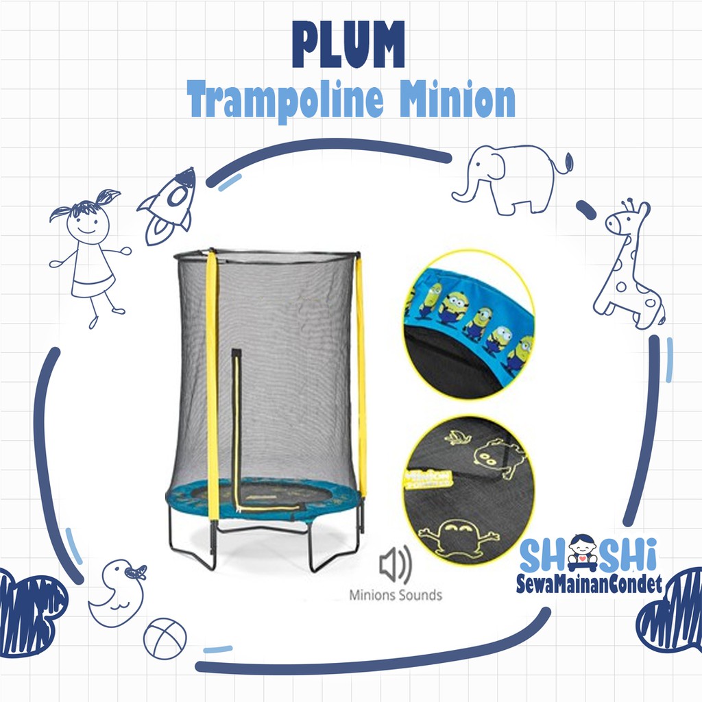 Sewa Plum Trampoline Minion