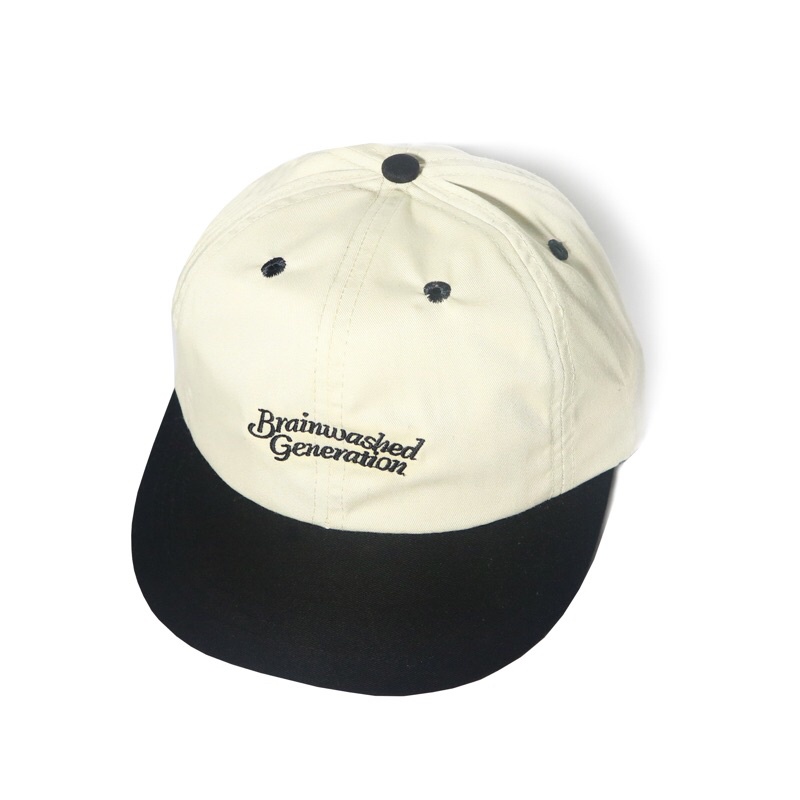 hokidoky / six panel / hat / caps brainwashed cream  - hokidoky