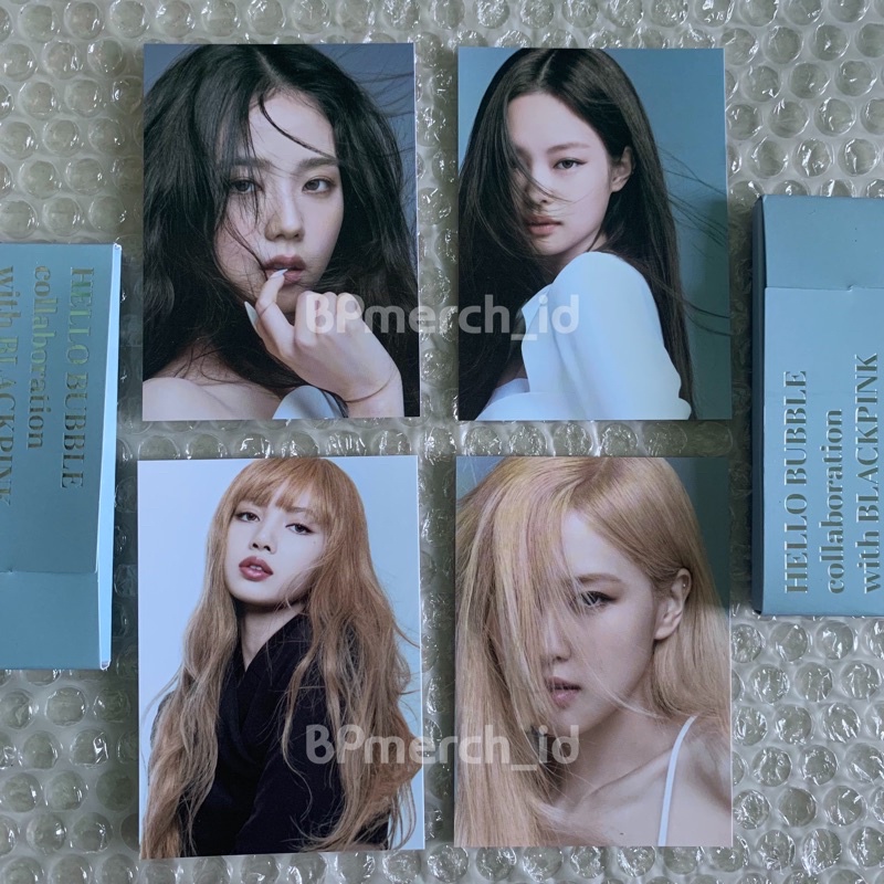 BLACKPINK x MISE EN SCÈNE HELLO BUBBLE PHOTOCARD