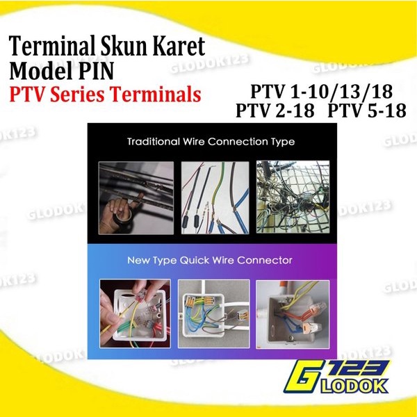 Terminal Kabel Sekun Cable Lug Skun Pin Tusuk PTV Isolasi Insulated