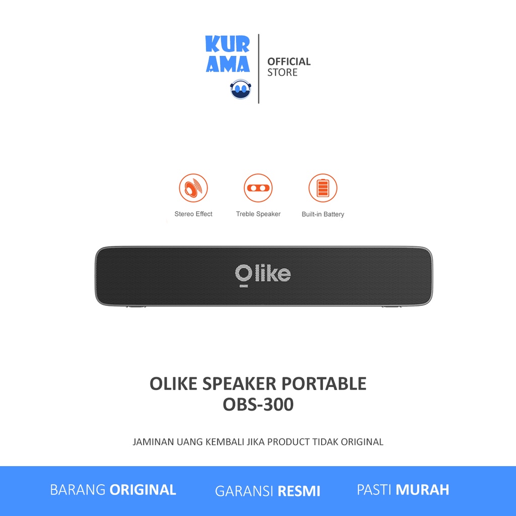 Speaker Bluetooth Oase Olike S3 Garansi Resmi Oase Oppo Indonesia - S3