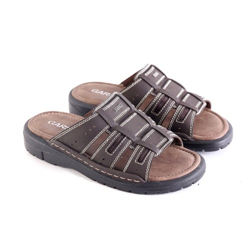 Sandal Casual Formal Pria / Sedal Lakilaki Bahan Kulit Asli Garsel G