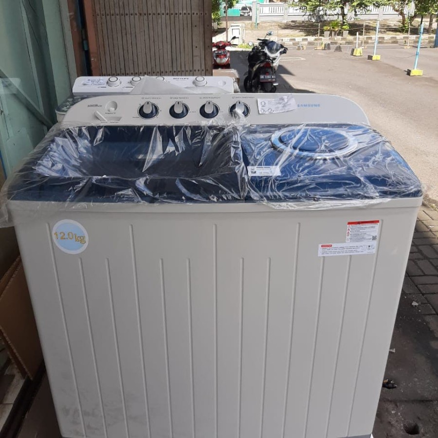 Mesin Cuci 2 Tabung SAMSUNG WT12J4200 MB/SE Kapasitas Jumbo 12 KG