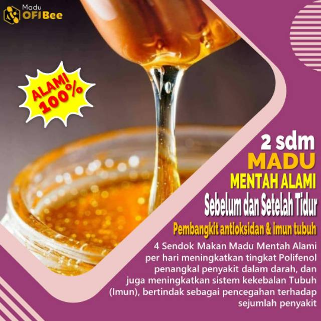 [COD 1/½Kg] MADU MURNI ASLI ALAMI 1 KILO dan SETENGAH KILO NEKTAR BUNGA | Madu Kiloan NEKTAR BUNGA