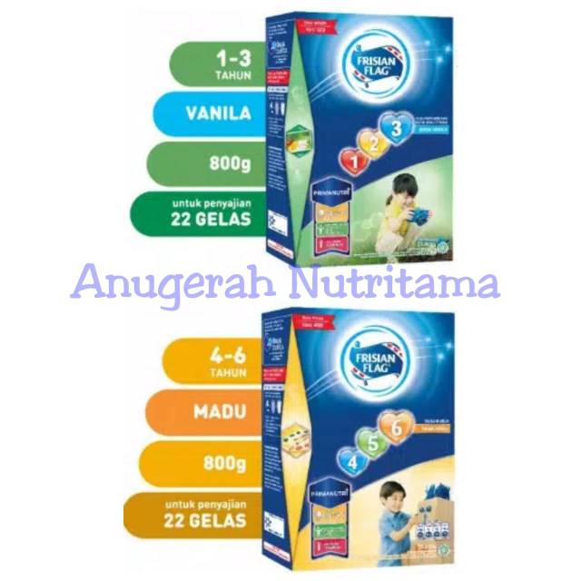 Susu Frisian Flag / Susu Bendera Primagto 1+ &amp; Primagro 3+ 750gr Vanila / Madu / Coklat