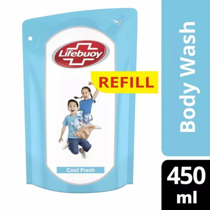 Agave | Sabun Mandi Cair Lifebuoy 450 ml varian Cool Fresh (450ml)