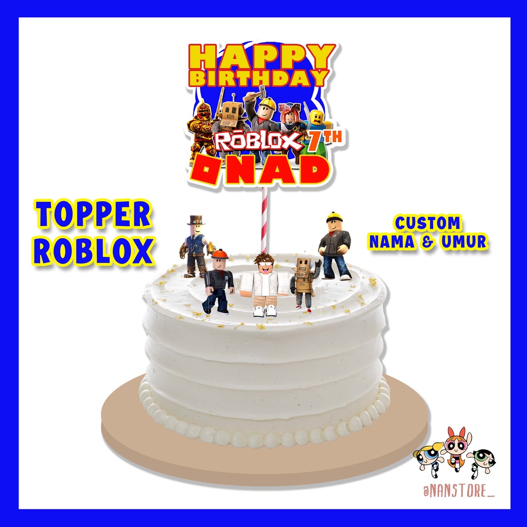 Topper Cake Custom Roblox