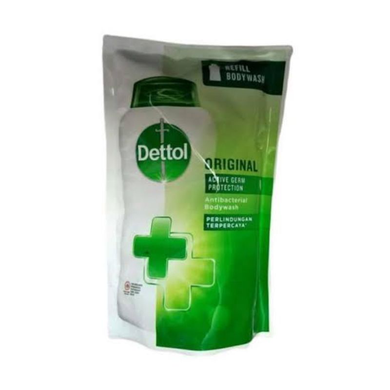 Dettol body wash refill 410ml sabun cair