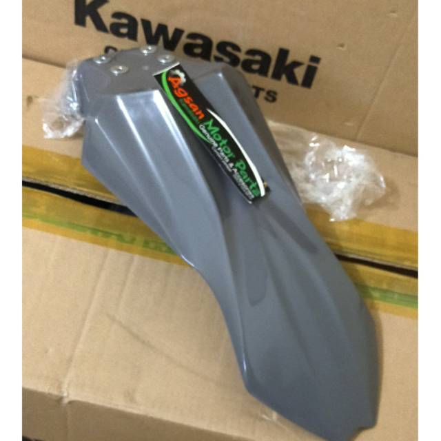 Spakbor depan KLX Dtracker new 2018 grey original Kawasaki
