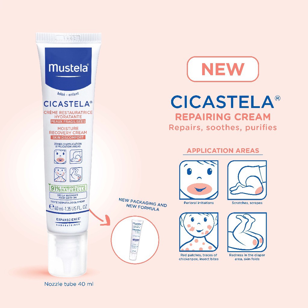 Mustela Cicastela Moisture Cream 40 ml