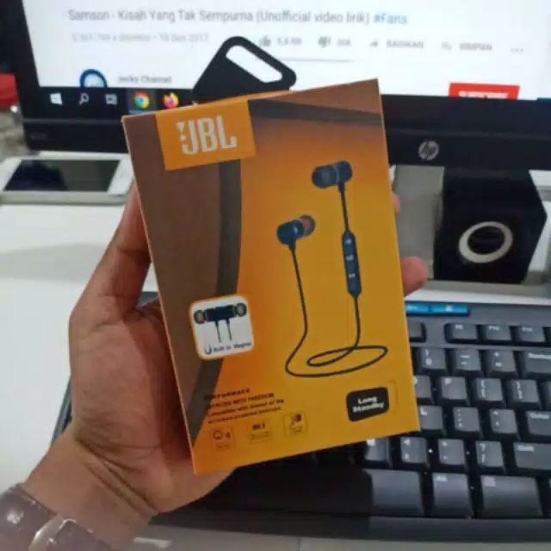 HF HEADSET JBL BLUETOOTH MAGNET SUARA BAGUS