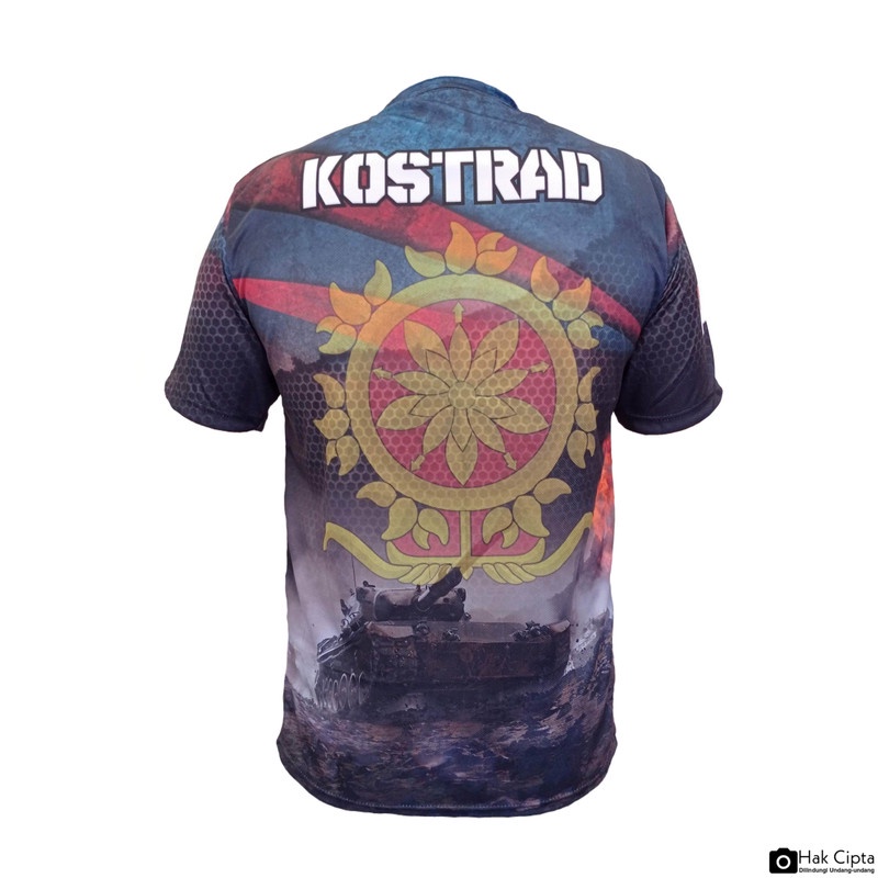 Kaos Dry Fit KOSTRAD / Kaos Jersey KOSTRAD Full Print - DryFit F1