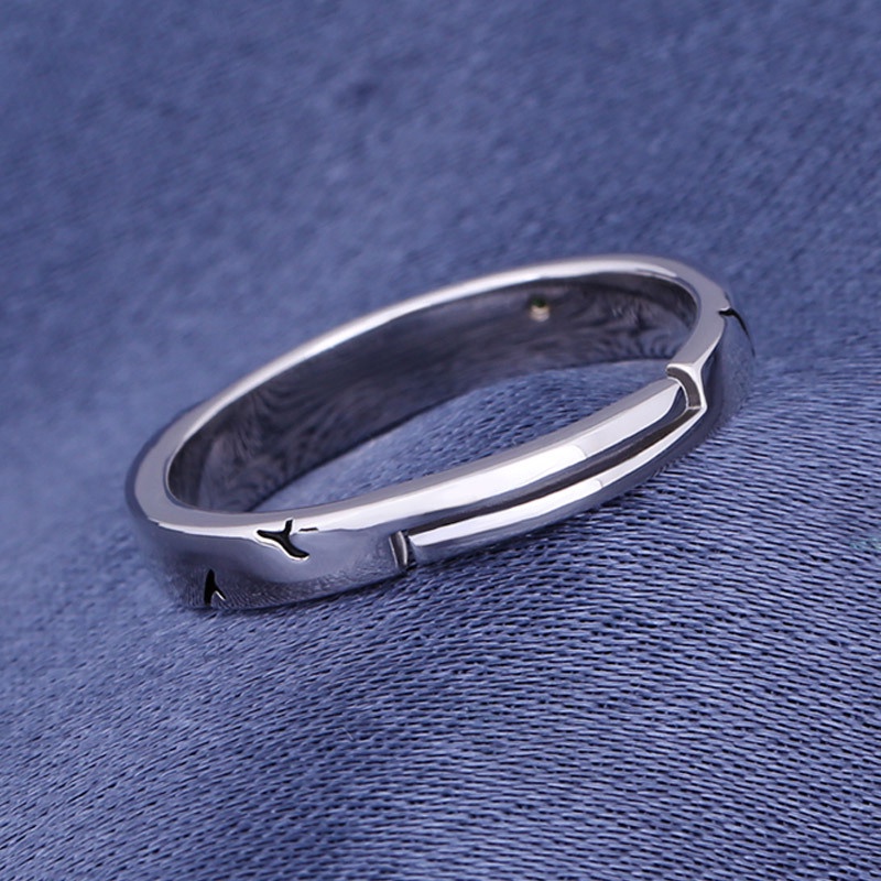 Cincin Model Terbuka Dapat Disesuaikan Desain Anime Dr.Stone Ishigami Senkuu Bahan Logam Untuk Cosplay