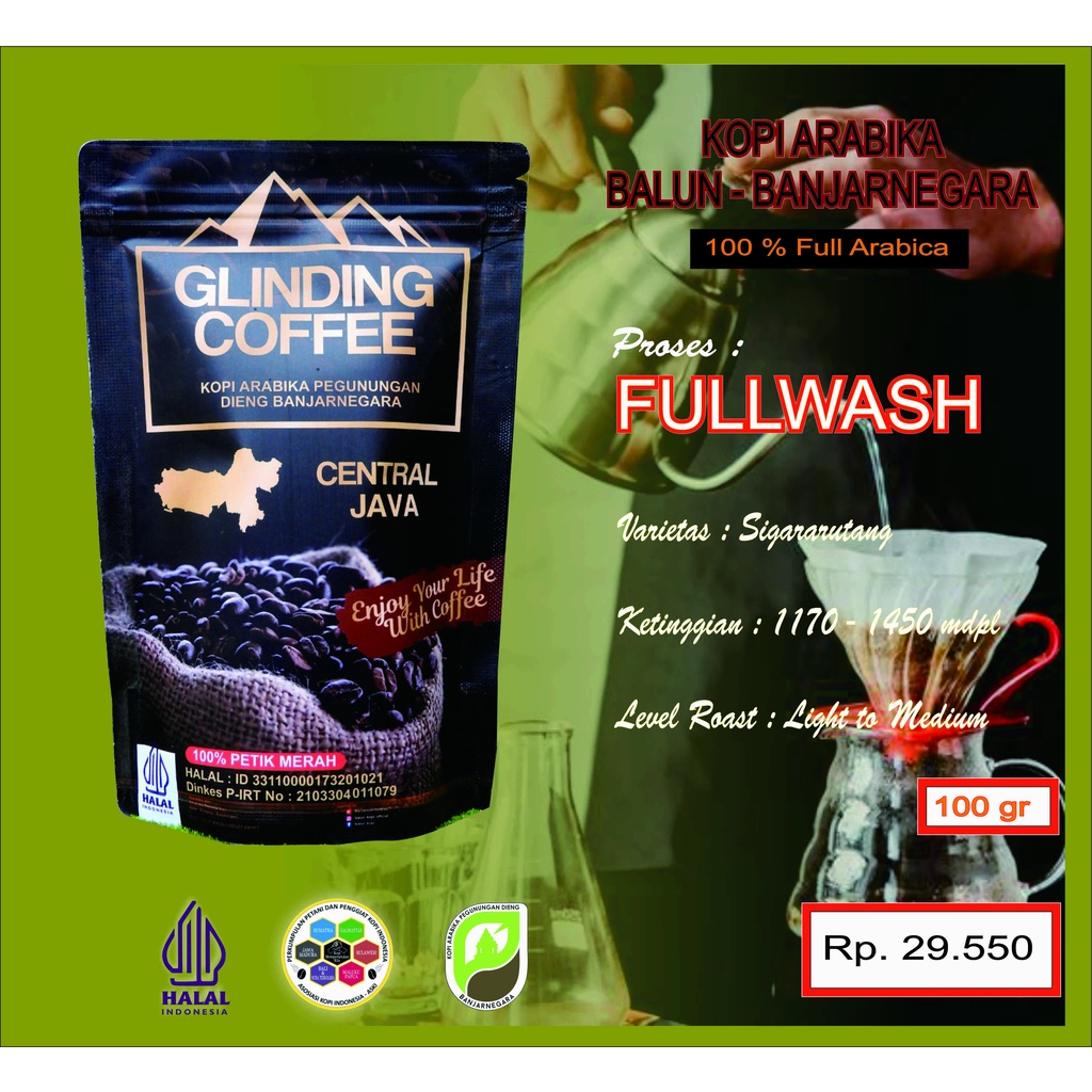 

kopi arabica fullwash balun banjarnegara 200gr