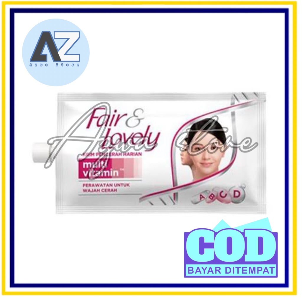 Fair &amp; lovely cream multivitamin sachet satuan