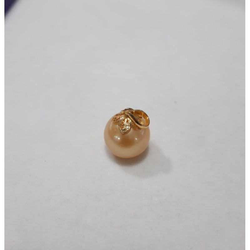 Liontin Emas Kenari Mutiara Air Laut | Mutiara gold
