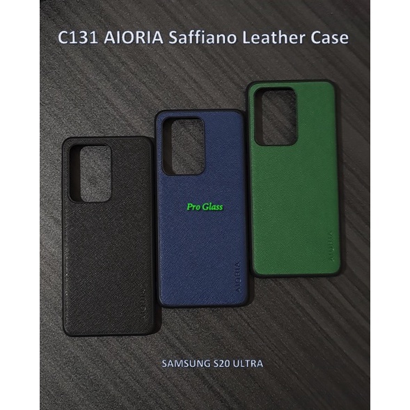 C131 Samsung S20 / S20 PLUS / S20 ULTRA AIORIA Saffiano Leather Case