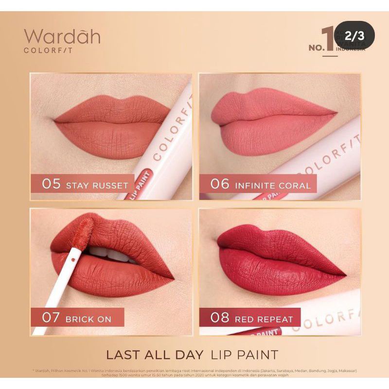 WARDAH COLORFIT LAST ALL DAY LIP PAINT