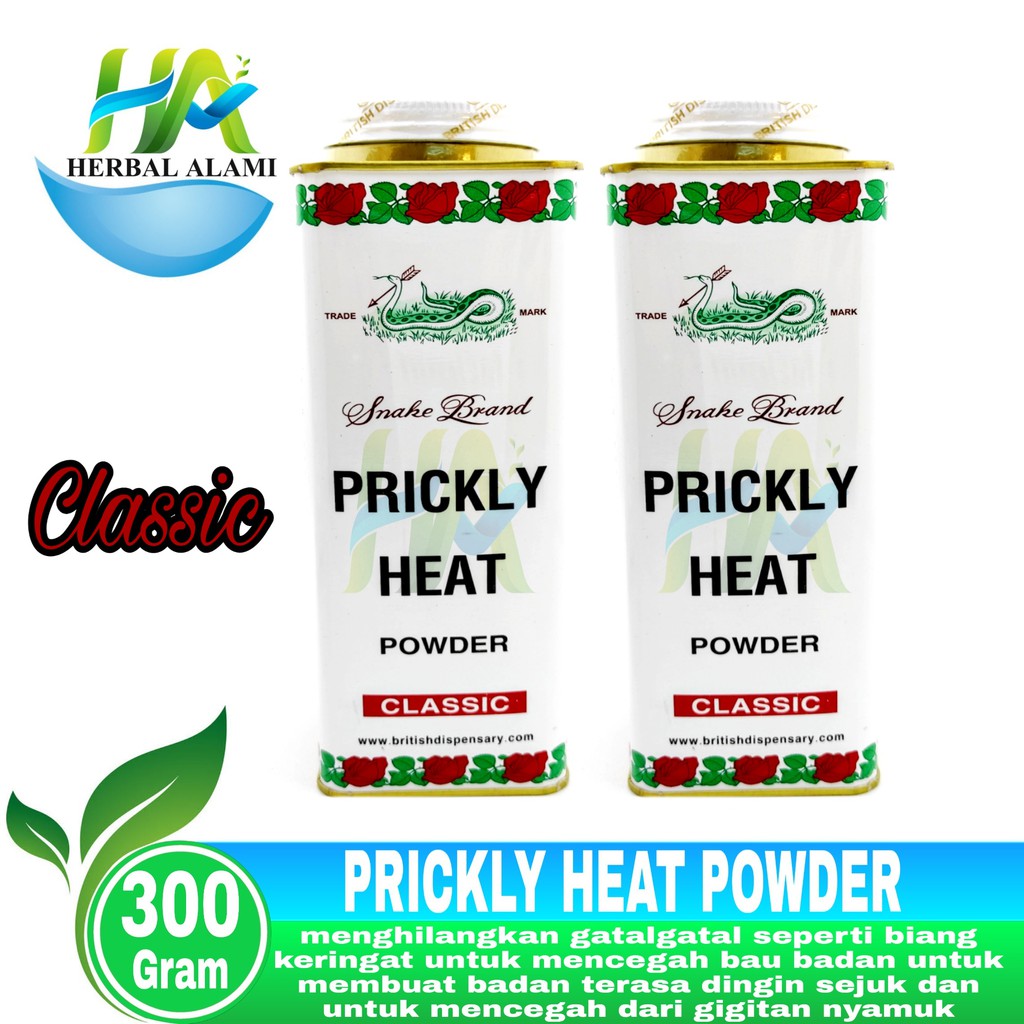 Prickly Heat Clasic Powder 300gr Cap Ular - Biang keringat