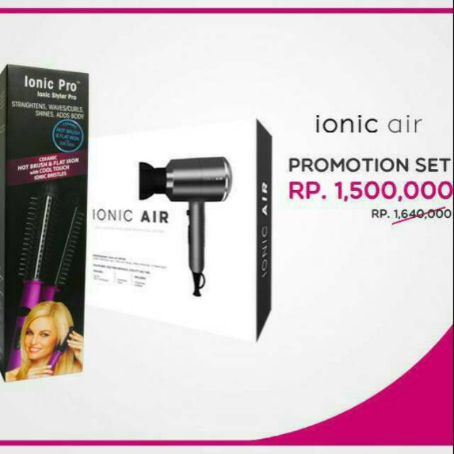 PROMO Ionic Air + Ionic Pro