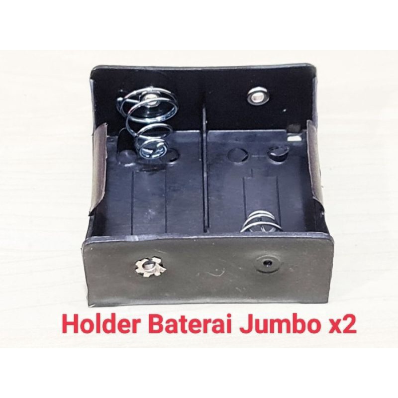 Holder 2x D Baterai Besar