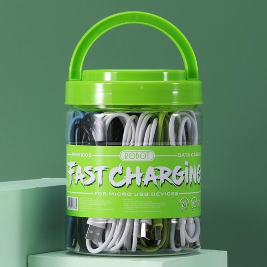KABEL DATA / USB / KABEL CHARGER ROBOT ORIGINAL MODEL KABEL BULAT