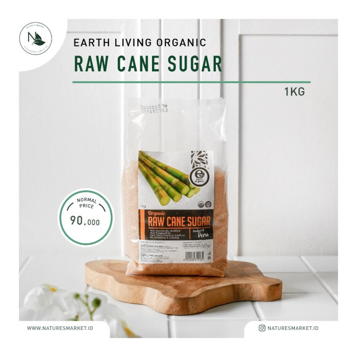 

Earth Living Organic Raw Cane Sugar 1kg