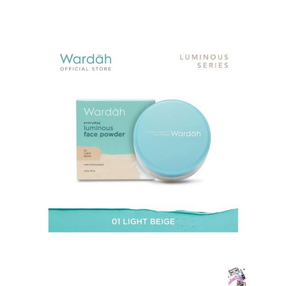 ☃Cutezz_Ching1☃Wardah Everyday Luminous Face Powder 30g - bedak tabur yang halus dan ringan