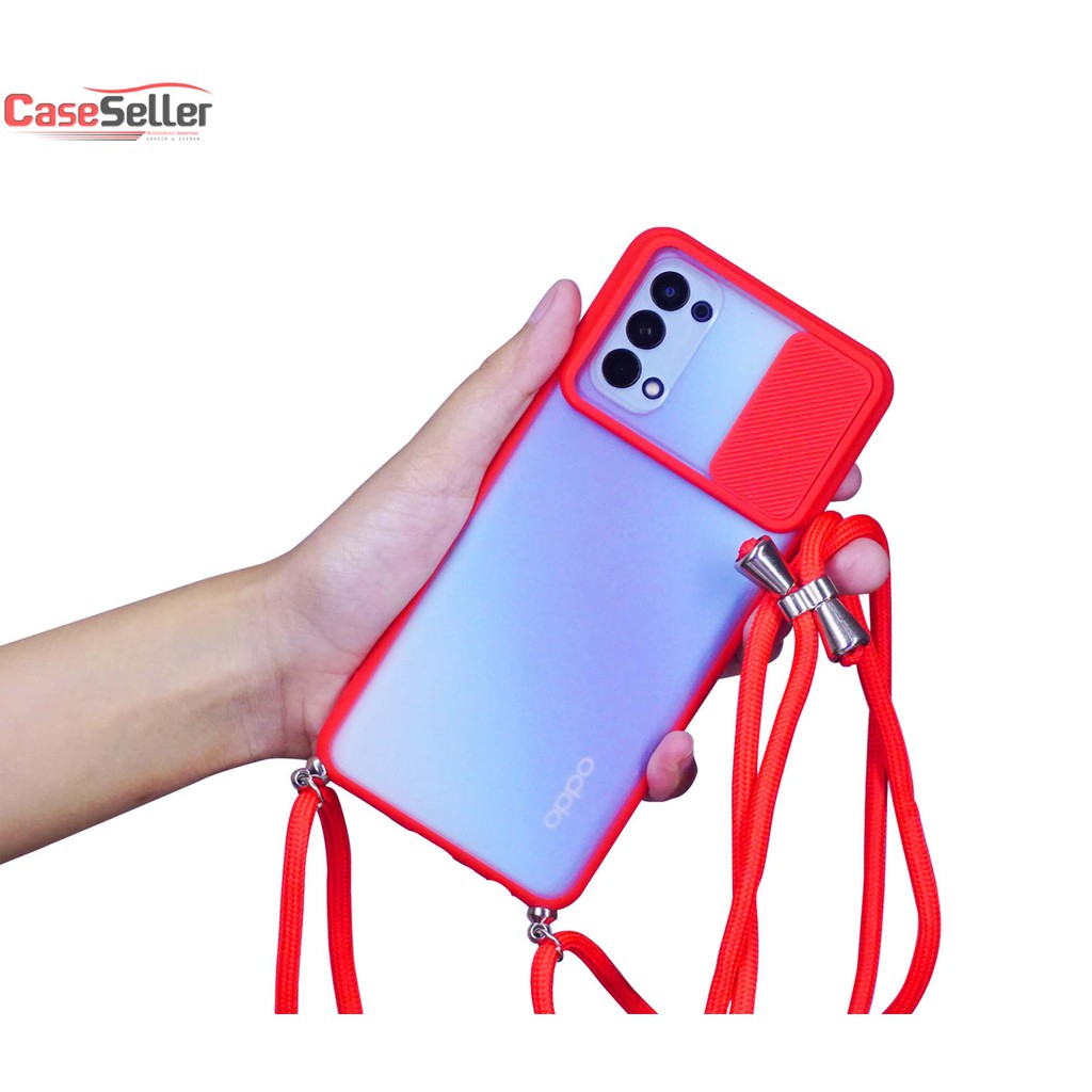 CaseSeller - Case SAMSUNG M11 | SAMSUNG M51 Case Tutup Lensa + Tali